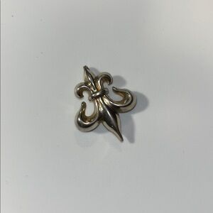 Vintage Fleur de Lis Sterling Brooch/Pendent